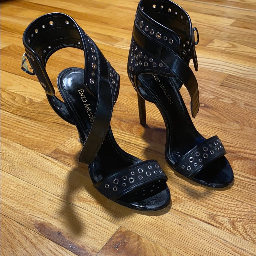Enzo Angiolini Black Women's Heeled Sandals